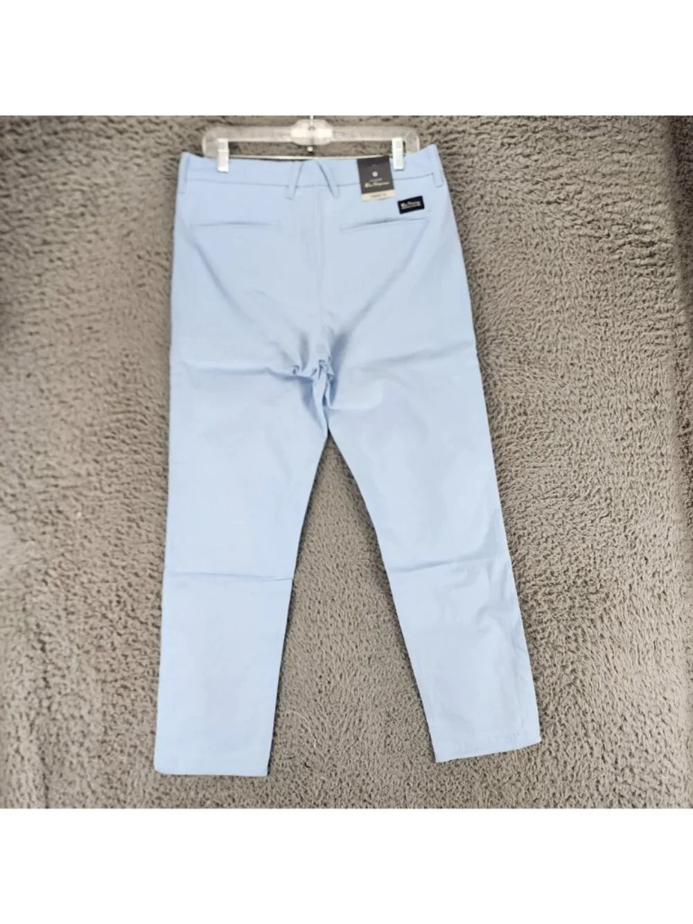 Ben Sherman Pants Mens 32x32 Blue Stretch Mid Rise Straight Fit *NWT*
